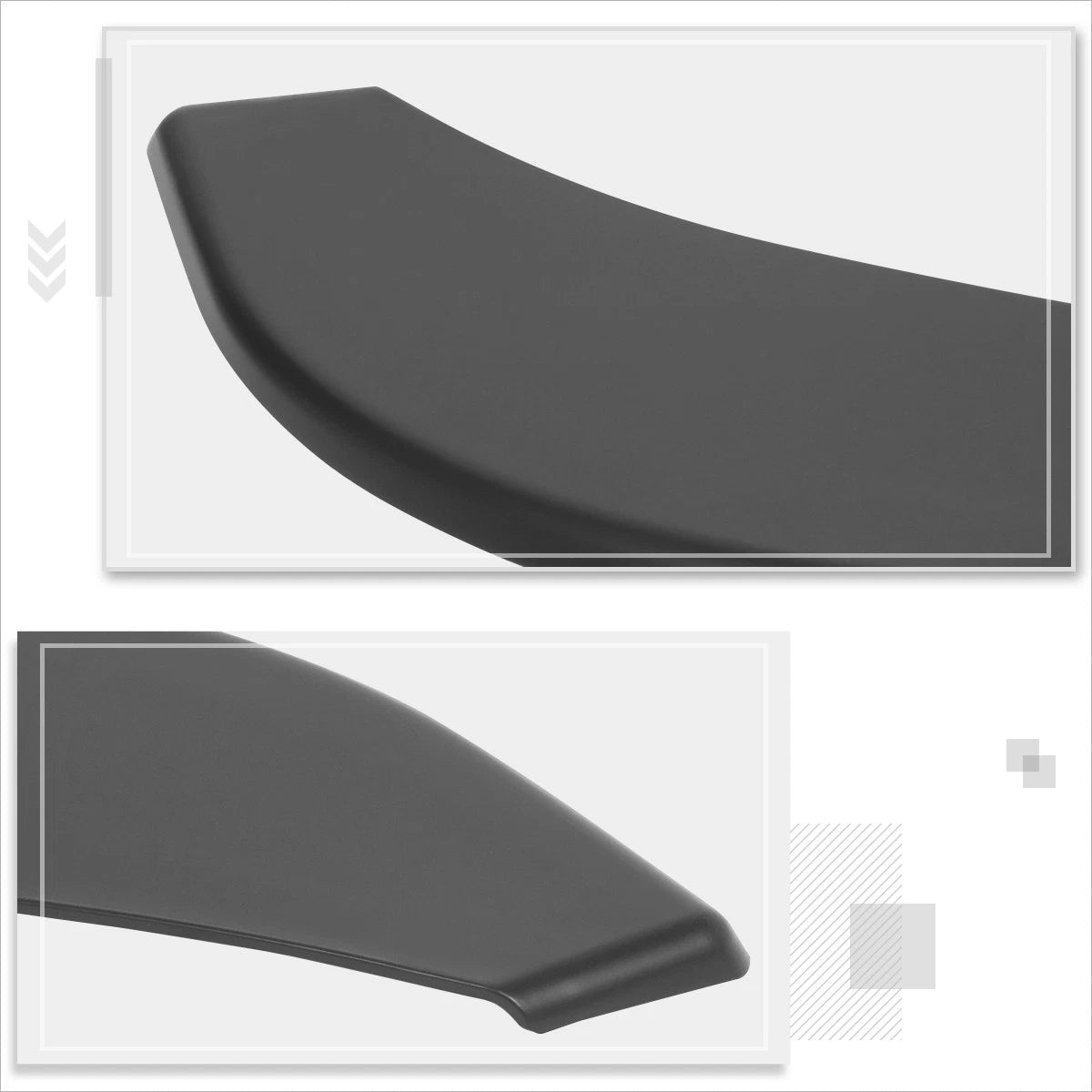 67" Universal Front Lower Bumper Lip Splitter Spoiler Body Kit