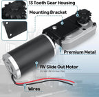 RV Slide Out Gear Box and Motor for RVs (Replace R25076-1, R25075)