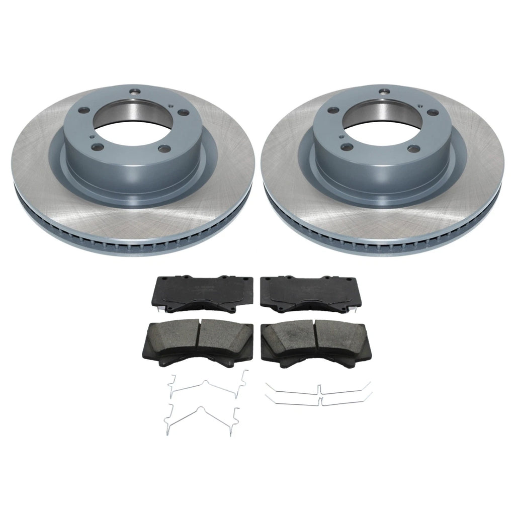 DuraGo Front Rotors & Bosch QuietCast Ceramic Brake Pads for LX570 Tundra (2007–2021)