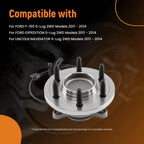 2X Front Wheel Bearing for Ford F-150/Expedition (2011–2014) 515143 6-Lug