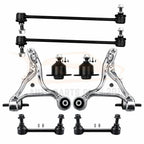 Set of 8 Front Lower Control Arms Ball Joints Sway Bars for Volvo V70 S60 (2001–2007)