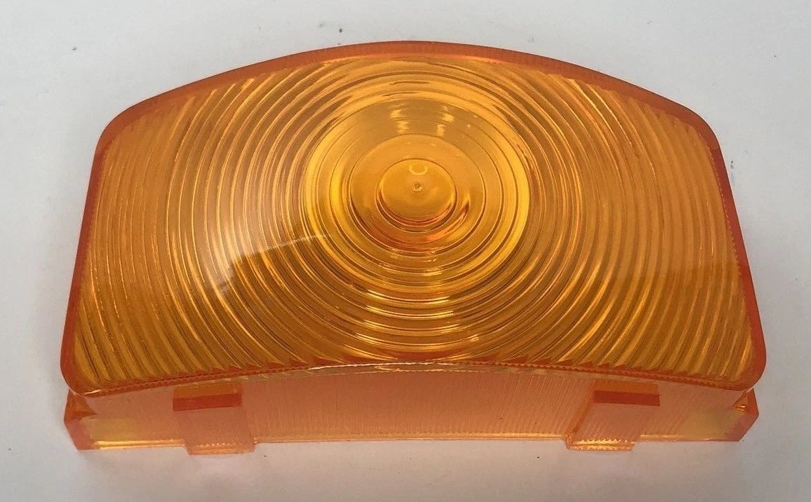 Amber Parking Light Lens Pair Replacement for Ford F-100 F-250 F-350 (1955–1956)