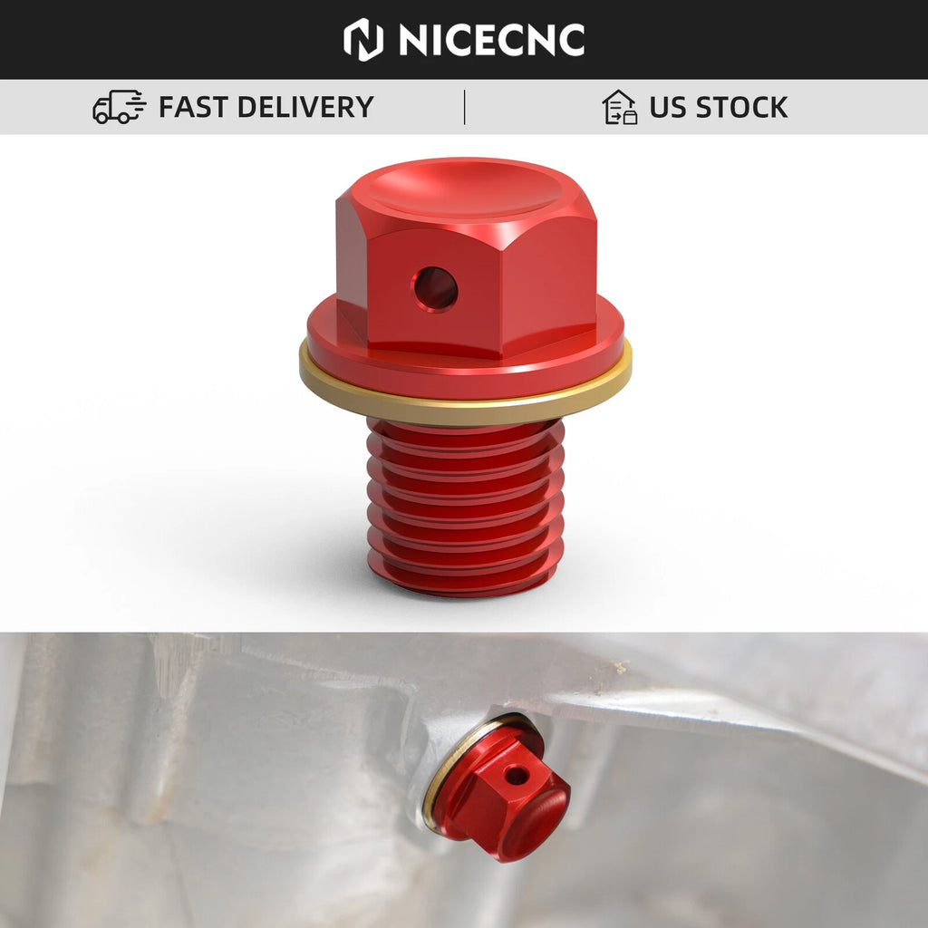 M12x1.5 Magnetic Oil Drain Plug for Honda XR50R XR70R XR100R CBR600RR 1000RR