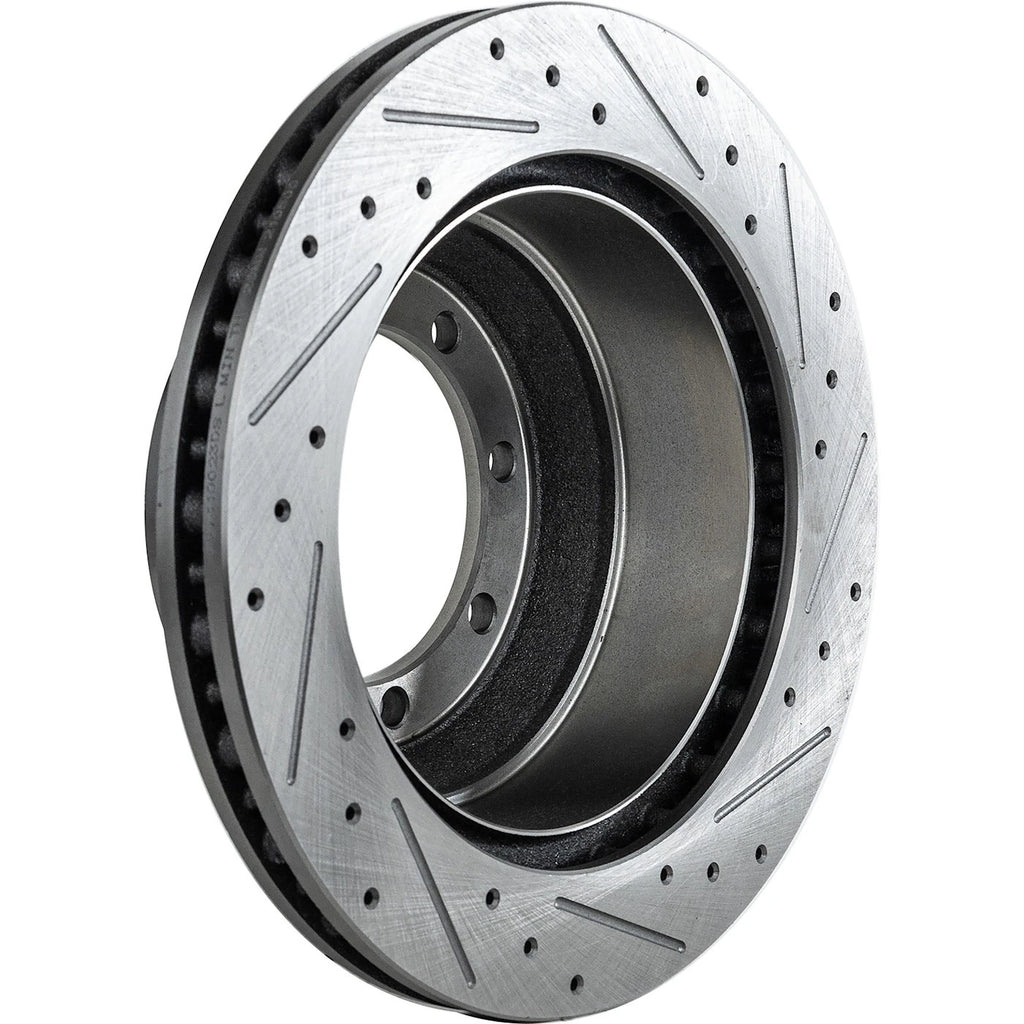 Brake Disc Set for Ford F-250 Super Duty (2012) Cross-drilled RWD