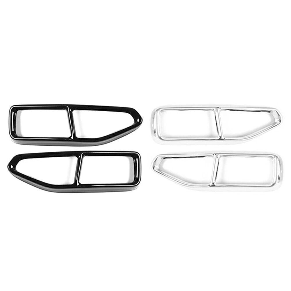 2X Tail Muffler Exhaust Pipe Trim for BMW 7 Series G11 G12 (2019–2020)