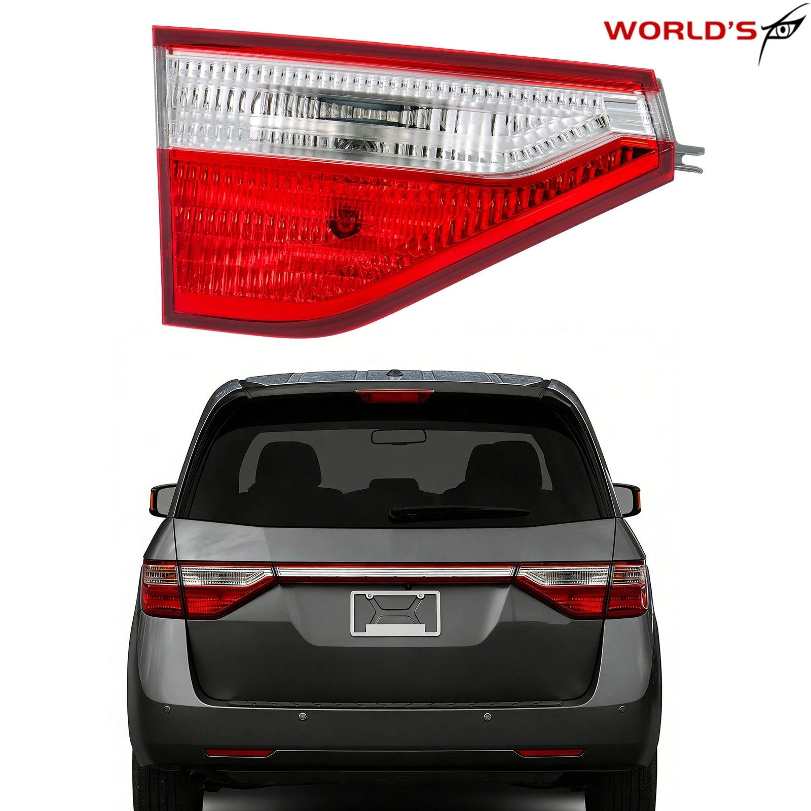 Tail Light Left Side for Honda Odyssey (2011–2013) Halogen