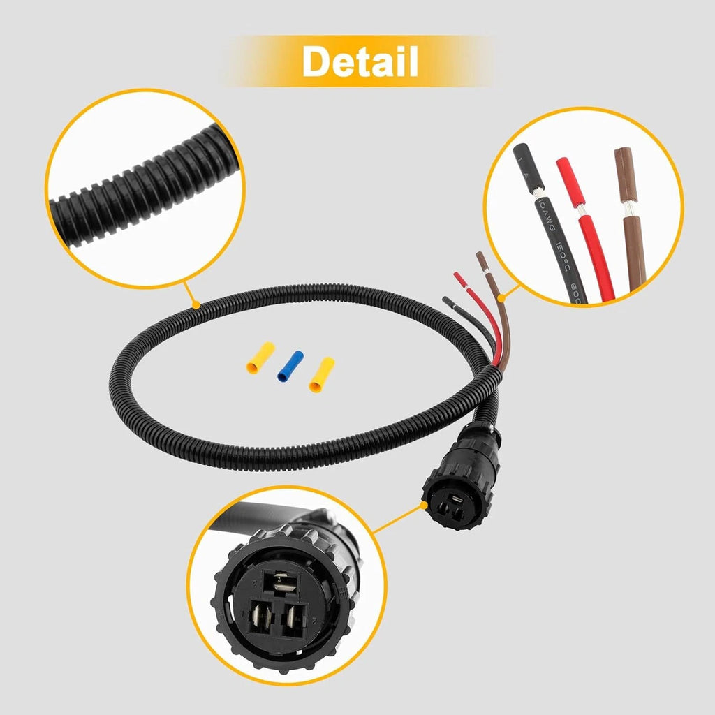 Power Connector Kit for Case IH Tractor Combine Cotton Picker (86511459, 187103A1)