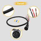 Power Connector Kit for Case IH Tractor Combine Cotton Picker (86511459, 187103A1)