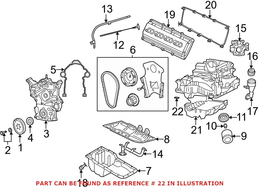 Engine Intake Manifold Seal for Chrysler Aspen 300 (2007–2009) 53022143AB
