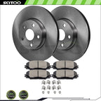 Front Brake Pads and Rotors for Toyota Corolla 2009–2019 (1.8L, 2.0L)