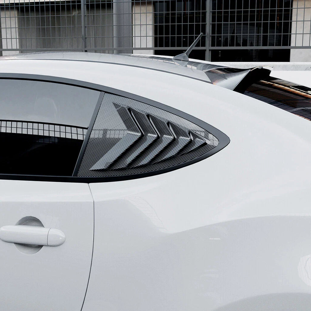 Rear Vent Window Louvers Cover Trim for Subaru BRZ (2013-2020)