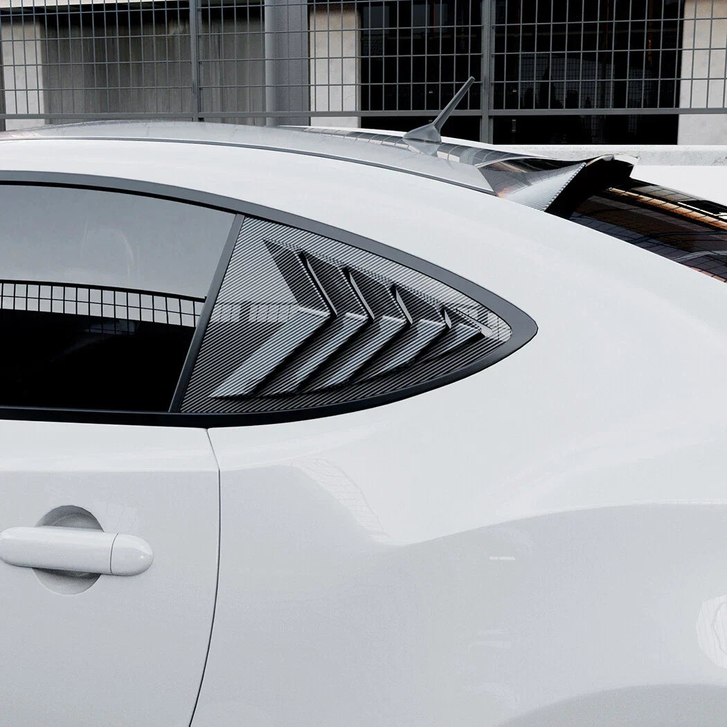 Rear Vent Window Louvers Cover Trim for Subaru BRZ (2013-2020)