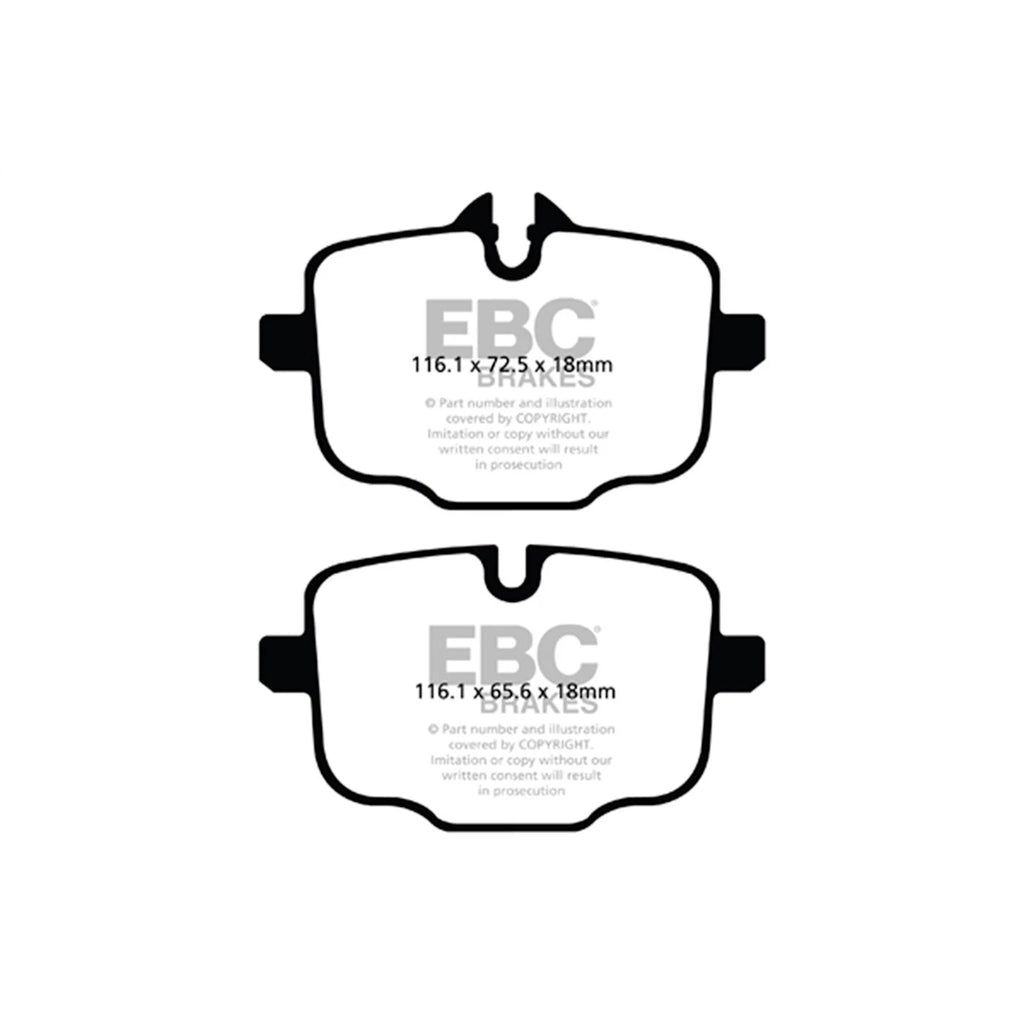Set of 2 Brake Pads for BMW 3 Series 540, 530, 740, 750, 6 Series 650
