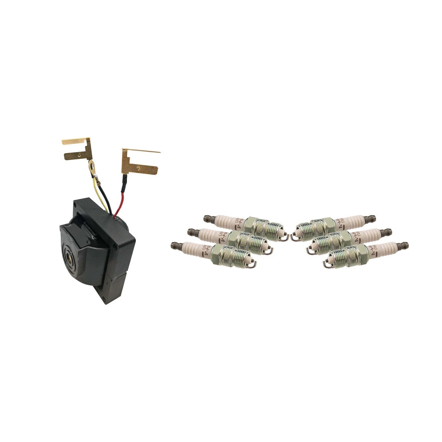 Set of 6 Hitachi Ignition Coils & NGK Spark Plugs for Astro 6000 (1985–1995)