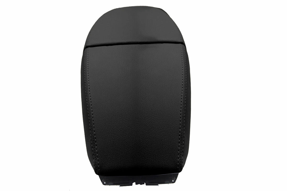 Leather Console Lid Armrest Cover for BMW E63 E64 650 (2003–2010) Black