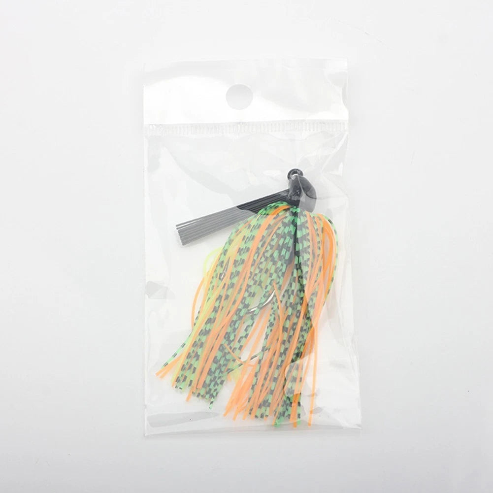 Buzzbait Wobbler Bass Jig Skirts Set of 4 Rubber Silicone