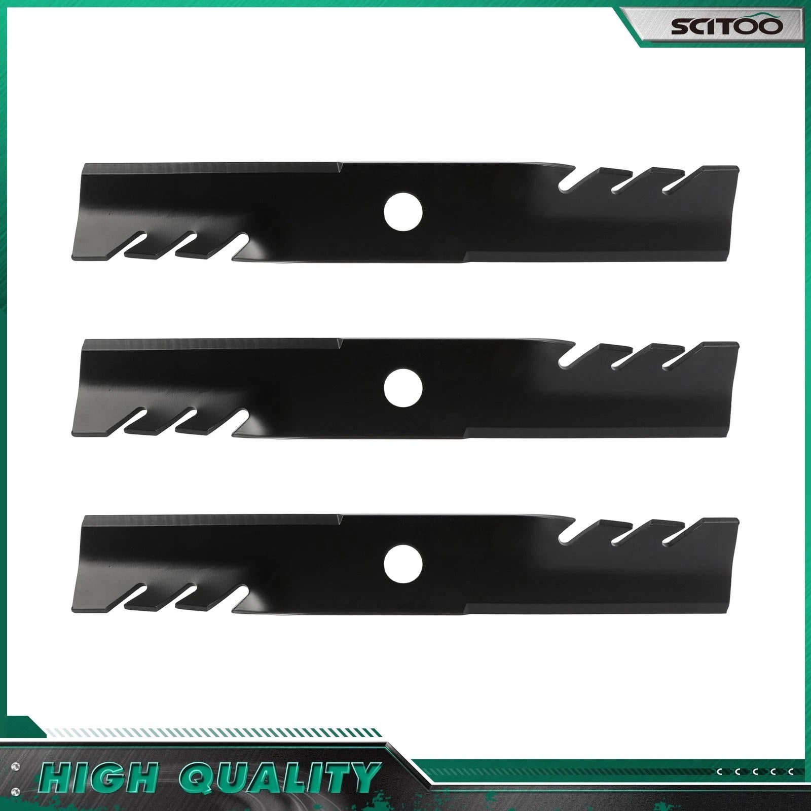 3 Mower Blades for Exmark 48" (103-6396-S, 103-6396, 116-5177-S, 116-5177)