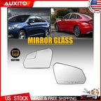 Pair Heated Side View Mirror Glass for Hyundai Sonata (2015–2019)