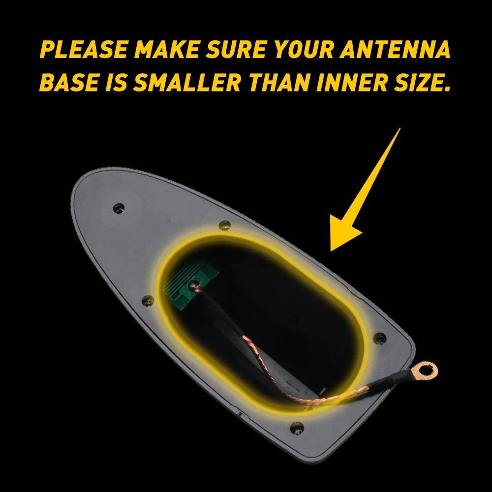 Shark Fin Antenna for Chevy Silverado 1500 2500 (YYYY–YYYY)