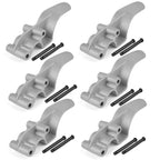 Set of 6 Easy-Off Aluminum Tarp Stops with 12 Clevis Pins 1705775