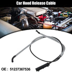 Hood Bonnet Release Cable for BMW X6 (2015–2019), X5 (2014–2018) 51237367536