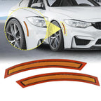 Yellow Lens Front Bumper Side Marker Reflectors for BMW X5 (2014-2016)