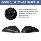 Mirror Cover Cap Replacement Set of 2 Gloss Black for Lexus ES (2018–2023)