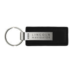 Black Leather Keychain - Officially Licensed for Lincoln Navigator