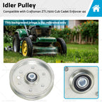 Flat Idler Pulley for Craftsman ZTL7500, Cub Cadet Enforcer 44 (756-3005)