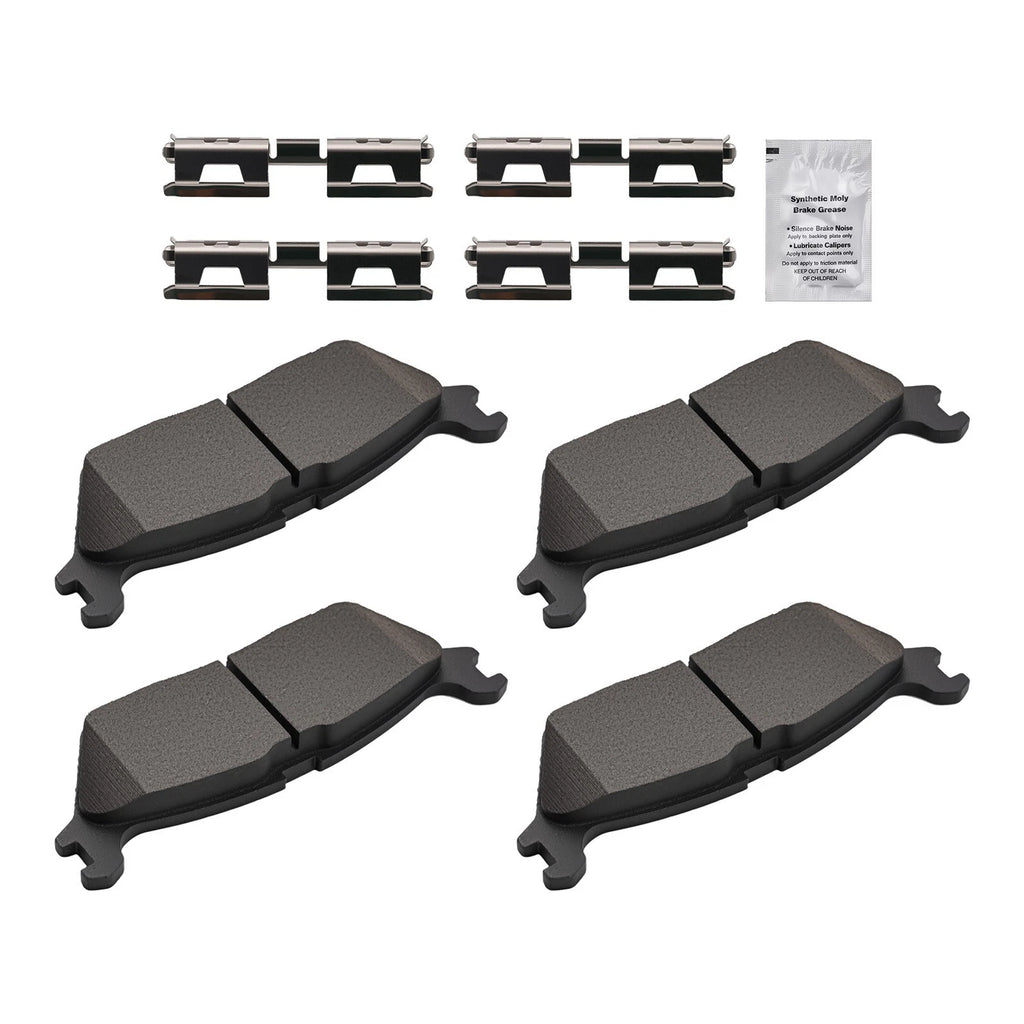 4pcs Rear Ceramic Brake Pads Set for Lincoln Navigator (2018–2022) D1790 P1790