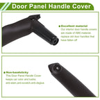 Door Panel Handle Pull Trim Cover Deep Brown BMW X5 (2007-2013)