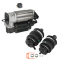 3PCS Rear Air Suspension Spring + Compressor for Mercedes W211 W219 (2003–2009)