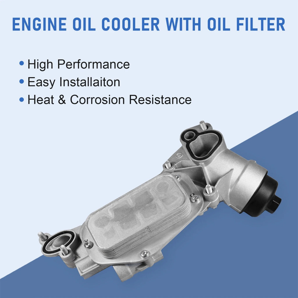 Engine Oil Cooler Filter Housing for Chevy Cruze Aveo (2011-2019)