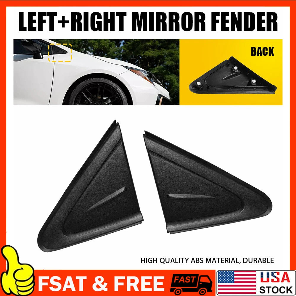 2X Front Fender Corner Molding for Toyota Corolla (2019â2021)