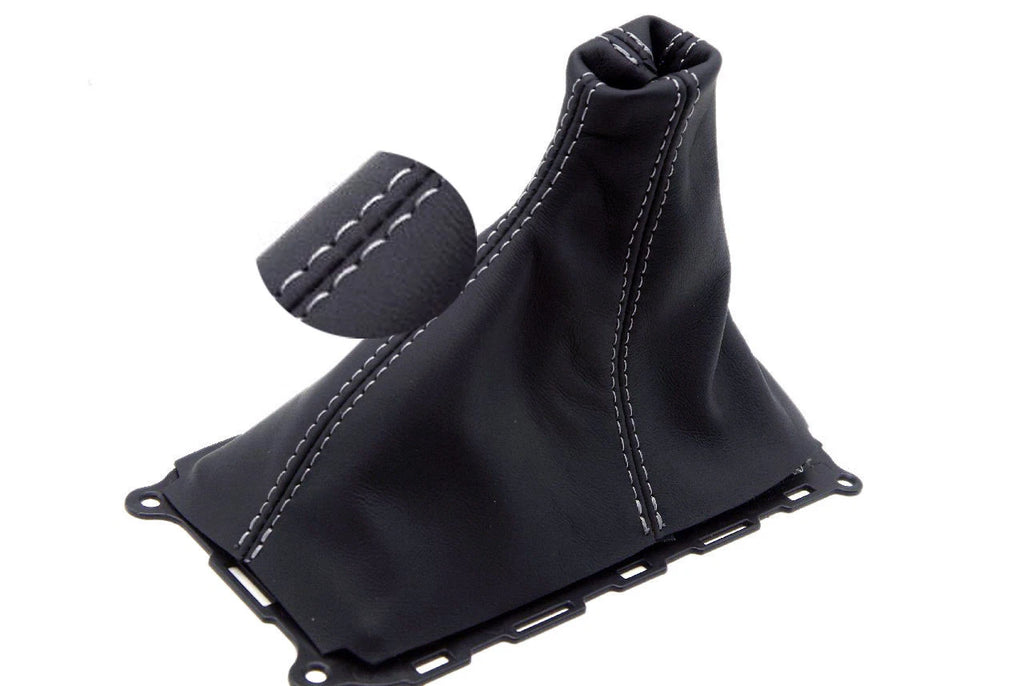 Manual Shift Boot Cover for Mustang GT (2010–2014) Black Gray Stitch