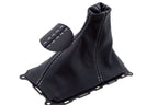 Manual Shift Boot Cover for Mustang GT (2010–2014) Black Gray Stitch