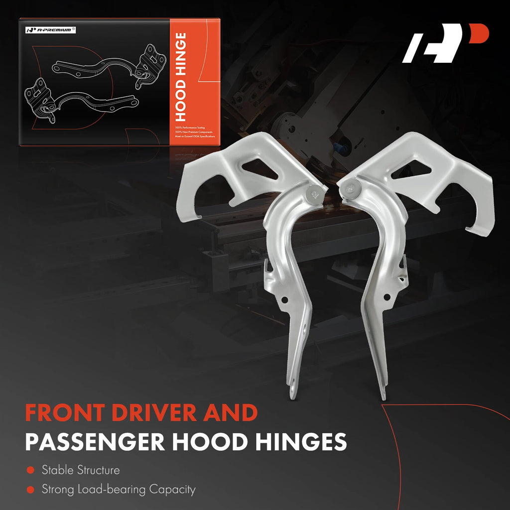 Hood Hinge Front Left & Right Passenger for Toyota Avalon (2013-2018)