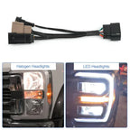 LED Headlight Conversion Adapter Harness for Ford F-250 F-350 (2023-2024)