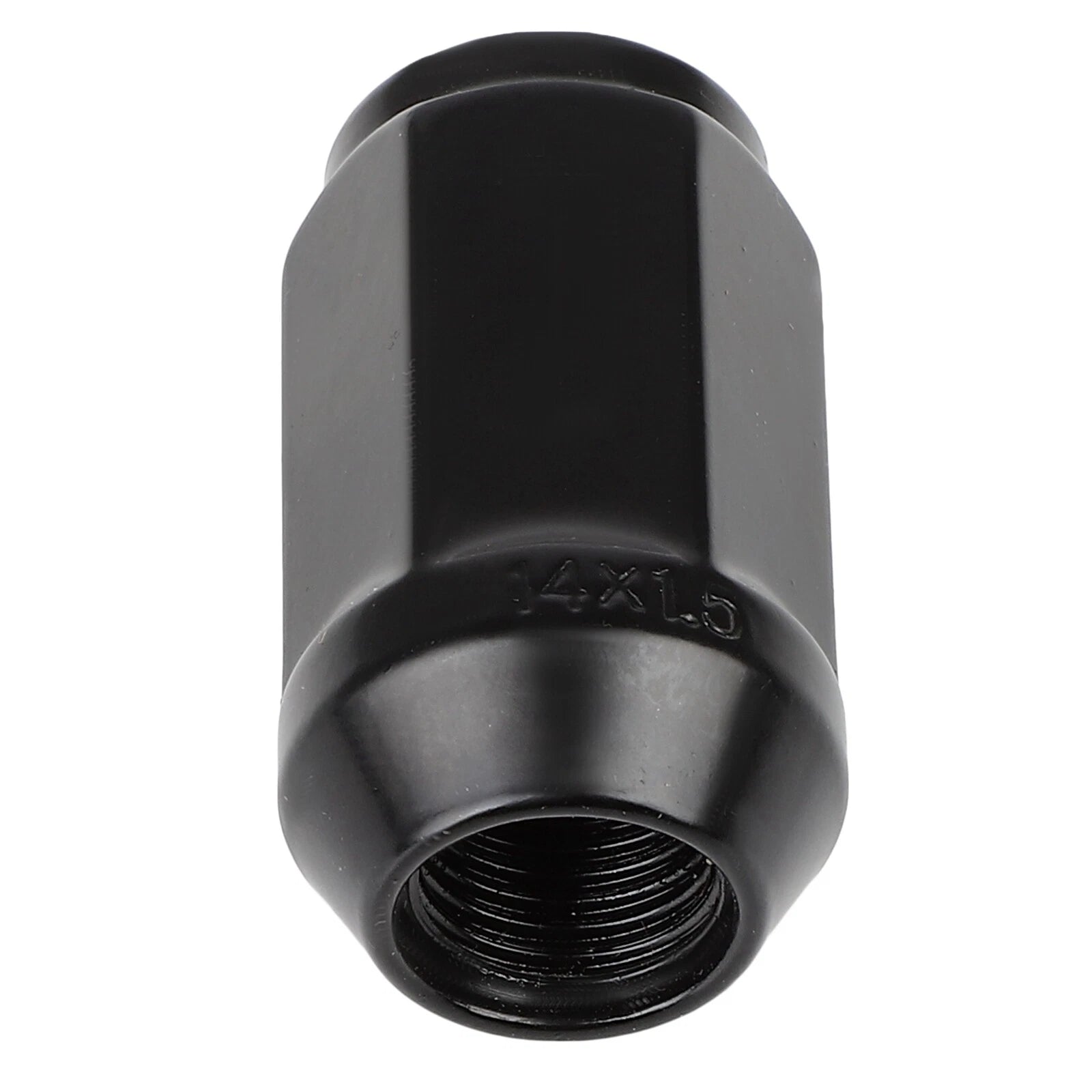 Set of 24 Bulge Acorn Lug Nuts 14x1.5 Black for Chevy Camaro Impala Tahoe