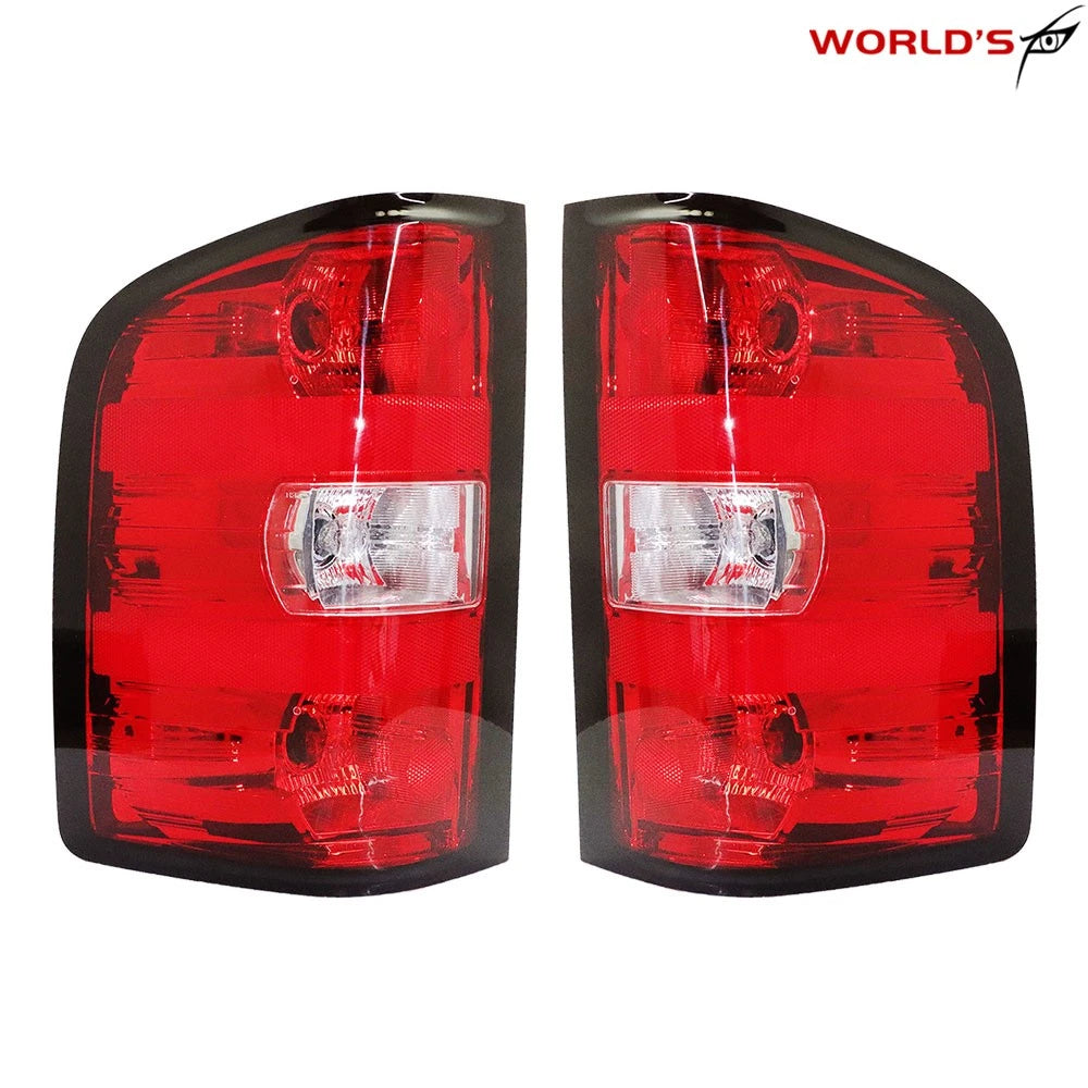 Tail Lights for Chevy Silverado 1500 2500 3500 (2007–2014) Rear Pair