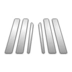 6Pc Chrome Pillar Post Covers for Mercedes GL (2007–2012)