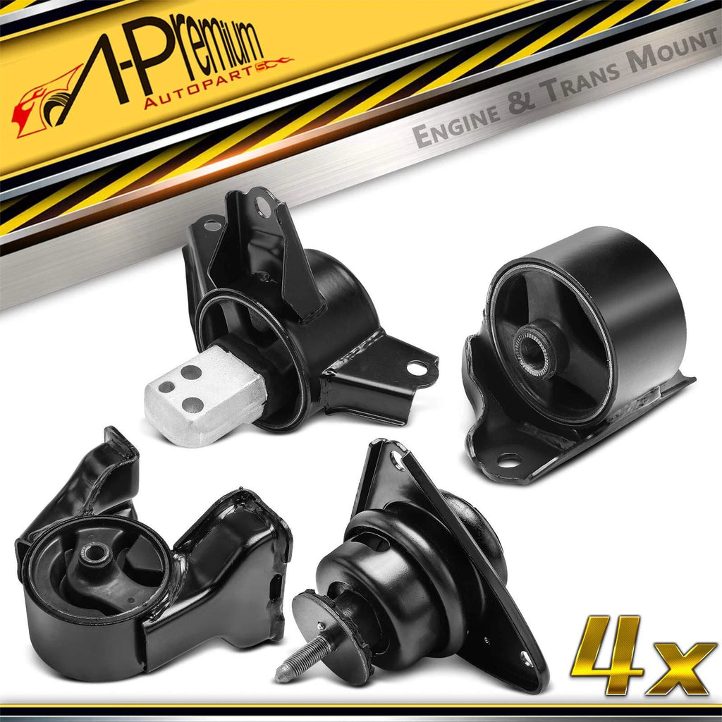 Set of 4 Engine Motor & Transmission Mounts for Kia Forte (2010–2013)