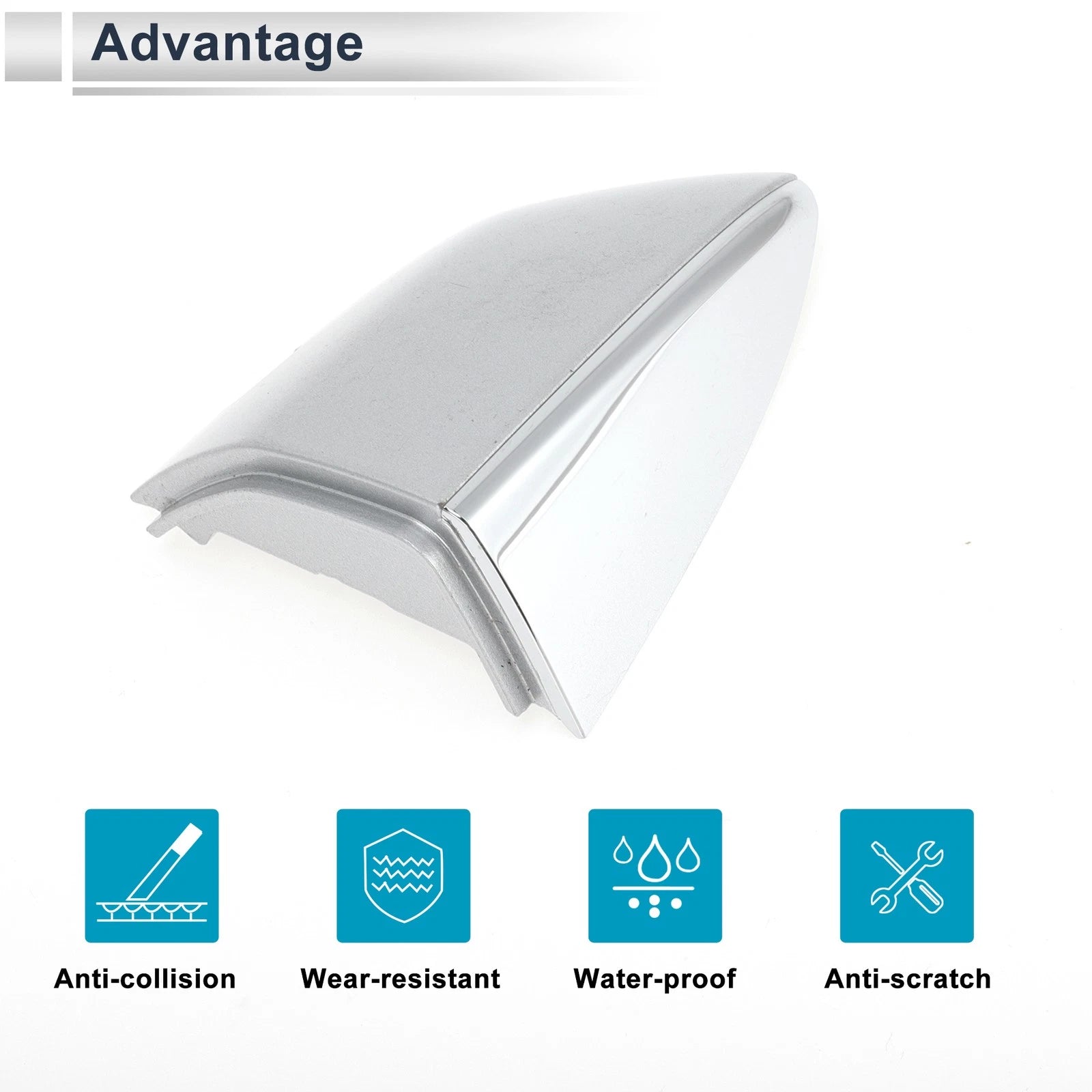 Front Right Door Handle Lock Cylinder Covers for Volkswagen Sagitta 