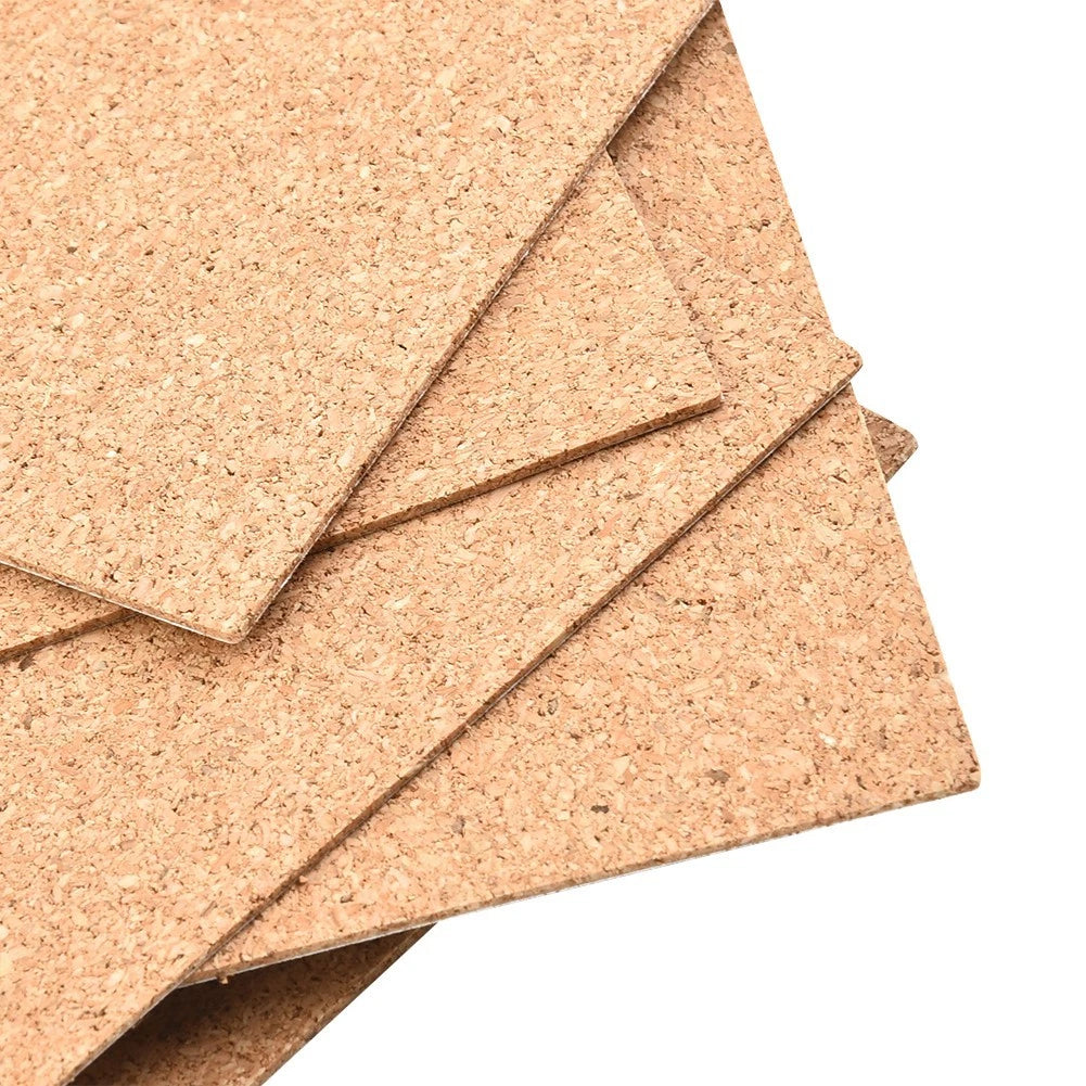 Cork Mat Self-Adhesive Sheet 100x100x1mm for Home