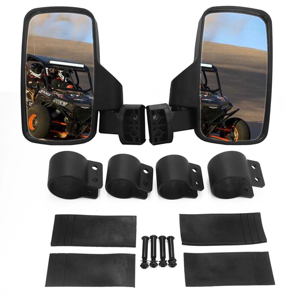 1.75" 2" UTV Rearview Side View Mirrors for Polaris Ranger RZR (800–1000 XP)