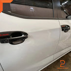 FIBER CARBON DOOR HANDLE COVERS for ISUZU D-MAX UTE SX, MU-X (2020-2023)