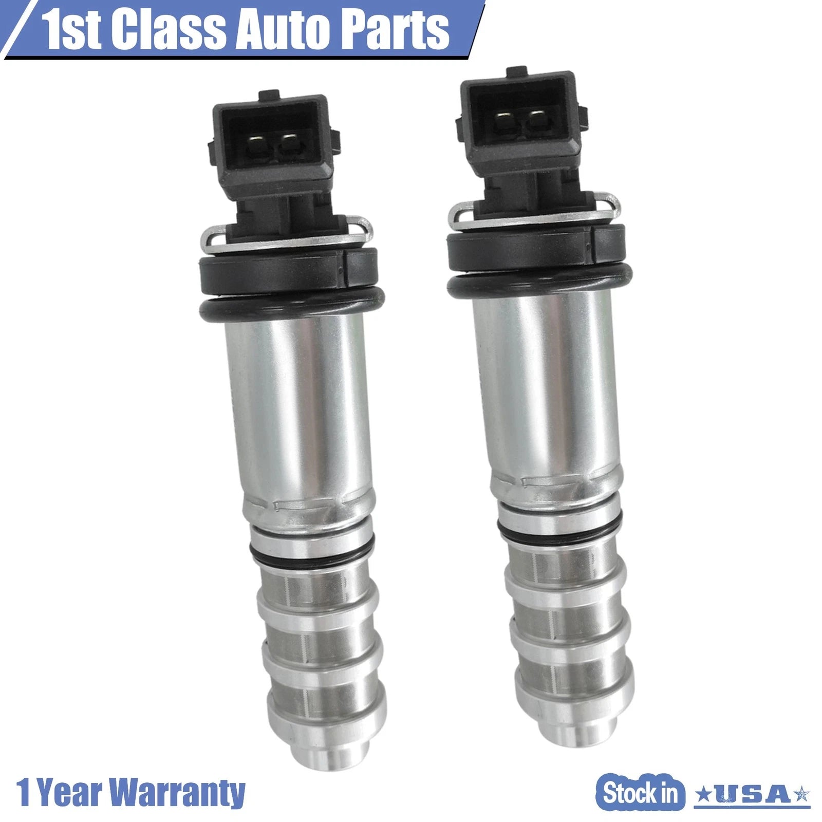 Set of 2 Variable Valve Timing Solenoids for BMW 135i 335i 435i (2008–2016)