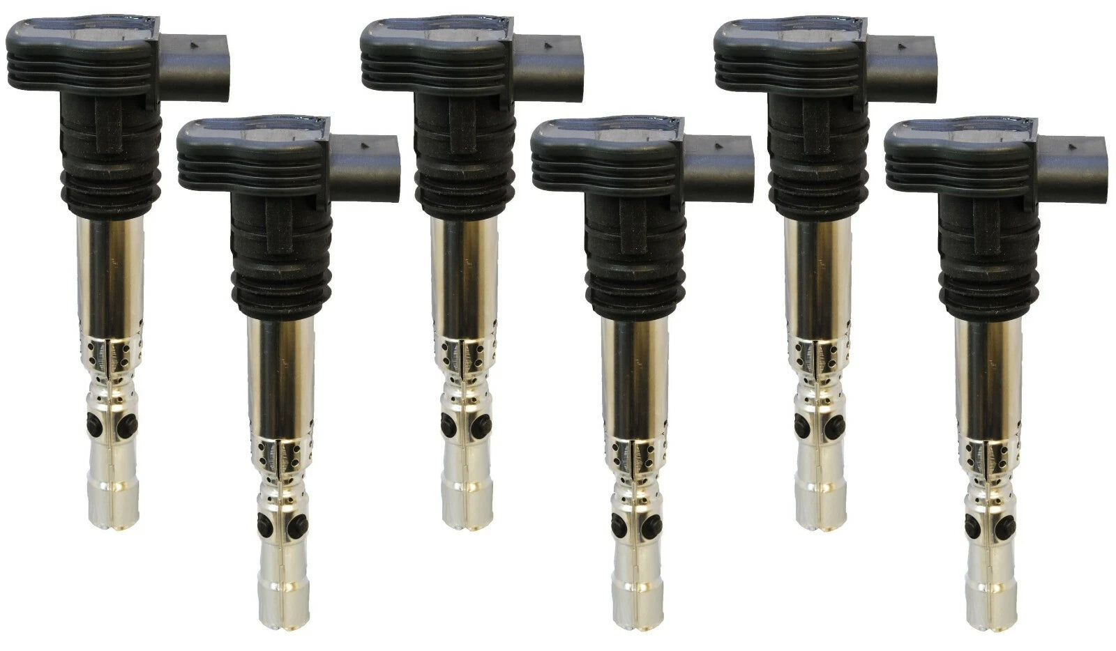 Set of 6 Direct Ignition Coils for Audi A6 Allroad Quattro (2000–2005)