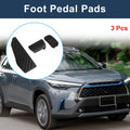 3 Pcs Accelerator Pedal Covers for Toyota Corolla Cross (2021–2023) Black