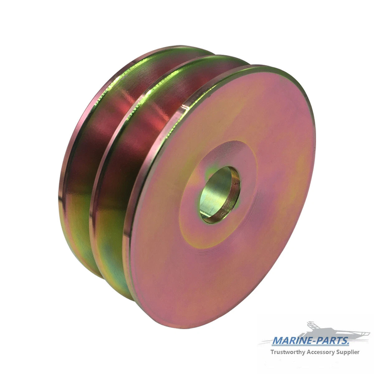 Double Alternator Pulley for Volvo Penta AD31 AD41 AQAD30 AQAD40 AQD40 (No Year)